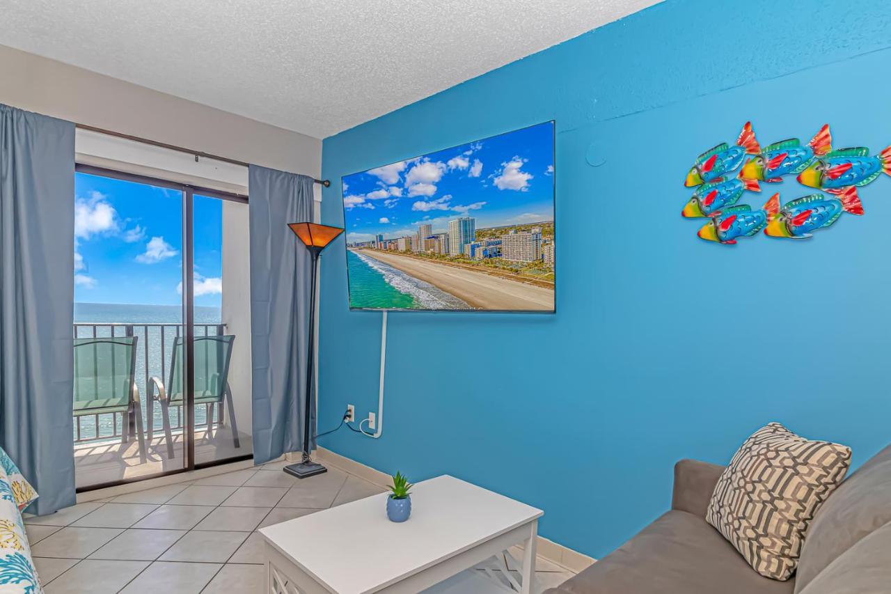 Ocean Front Studio With Panoramic Views! Palace Resort 1001 Myrtle Beach Exterior foto
