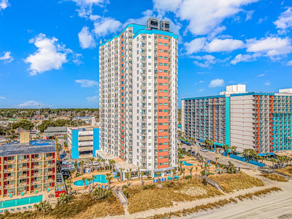 Ocean Front Studio With Panoramic Views! Palace Resort 1001 Myrtle Beach Exterior foto