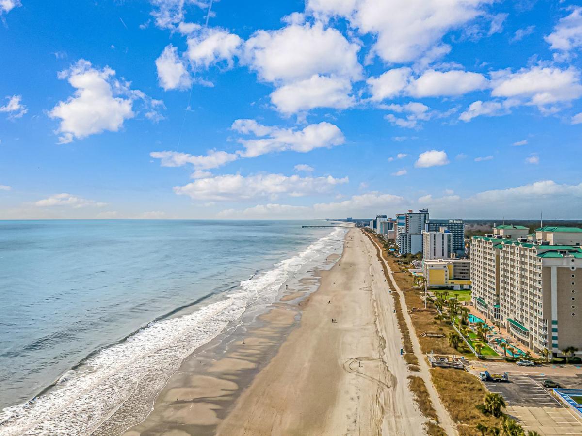 Ocean Front Studio With Panoramic Views! Palace Resort 1001 Myrtle Beach Exterior foto