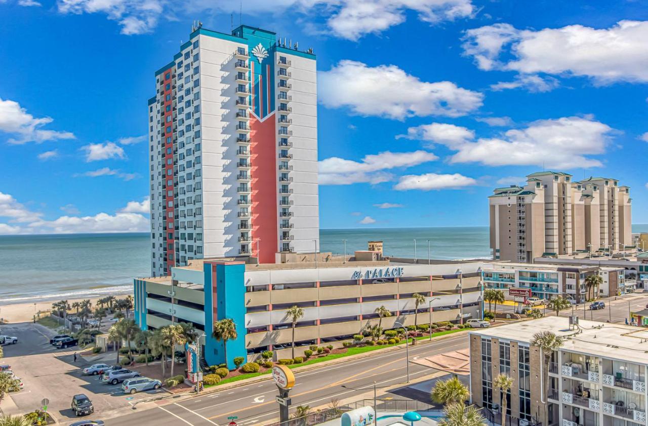 Ocean Front Studio With Panoramic Views! Palace Resort 1001 Myrtle Beach Exterior foto