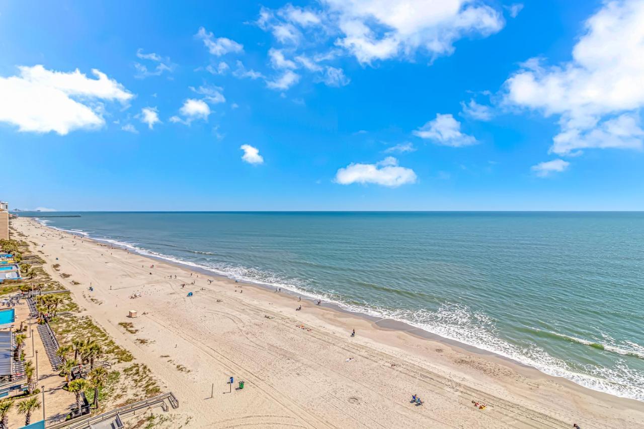 Ocean Front Studio With Panoramic Views! Palace Resort 1001 Myrtle Beach Exterior foto